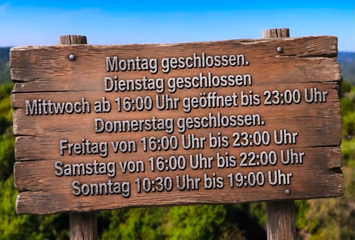 MadenburgPfalz Öffnungszeiten